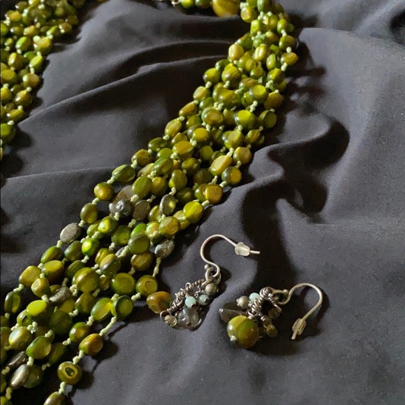 Sterling silver Silpada necklace and earrings - Picture 3 of 3